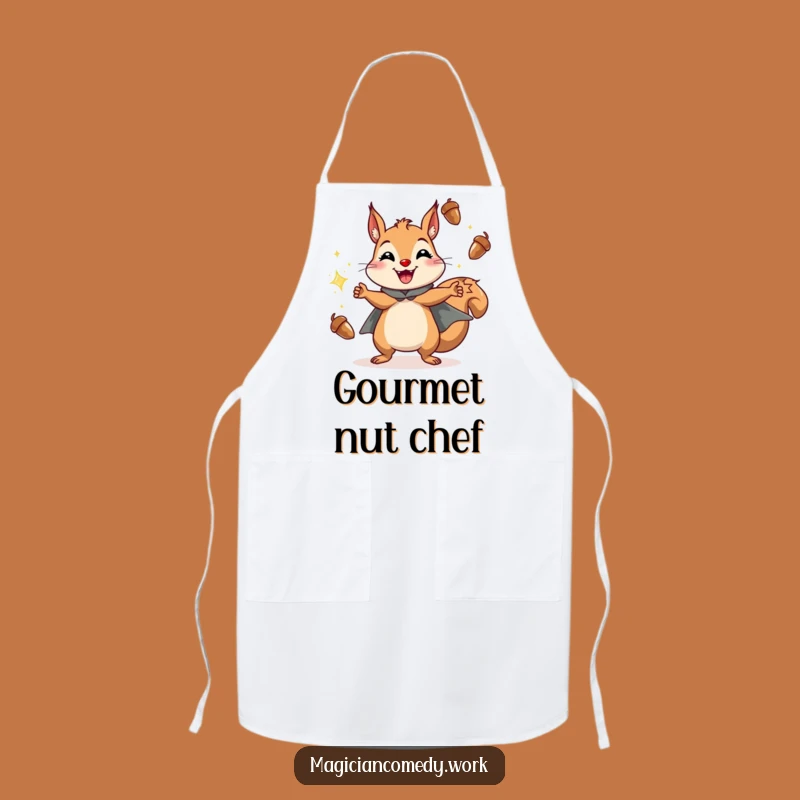 Funny Squirrel Juggling Apron: Kitchen Acrobat, Wonderful Funny Gift