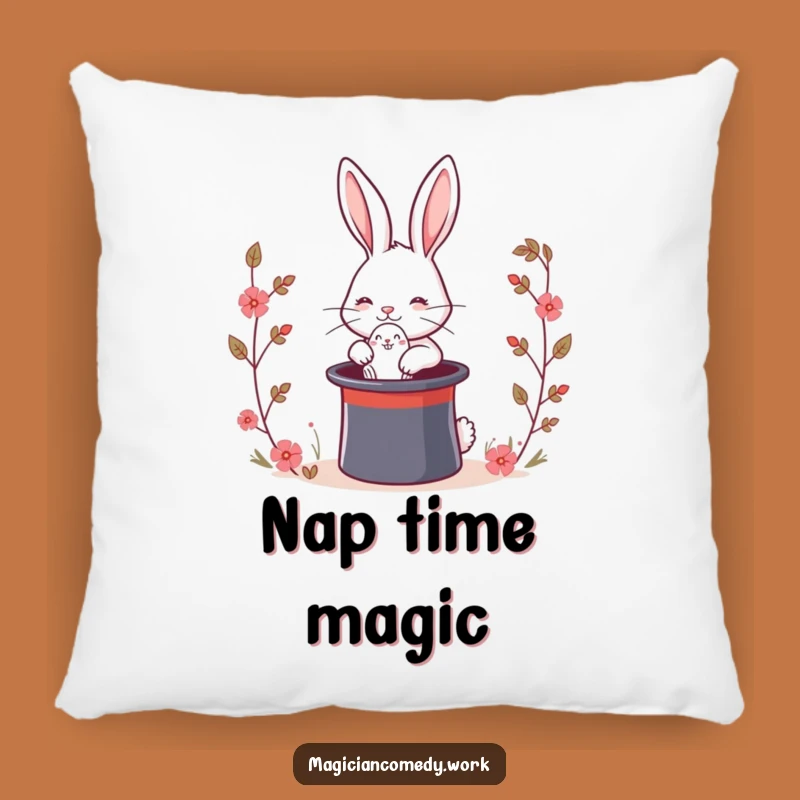 Funny Magic Rabbit Pillow: Cute Bunny Surprise Cushion, Cozy Laugh Gift