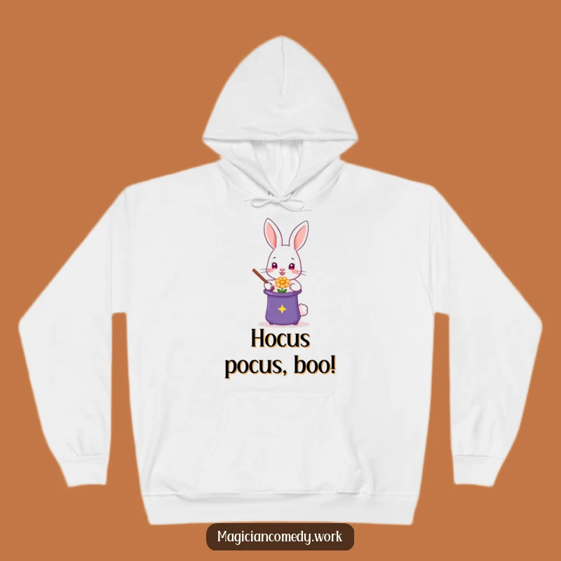 Funny Rabbit Magician Hoodie: Cozy Cute Bunny Magic, Perfect Funny Gift