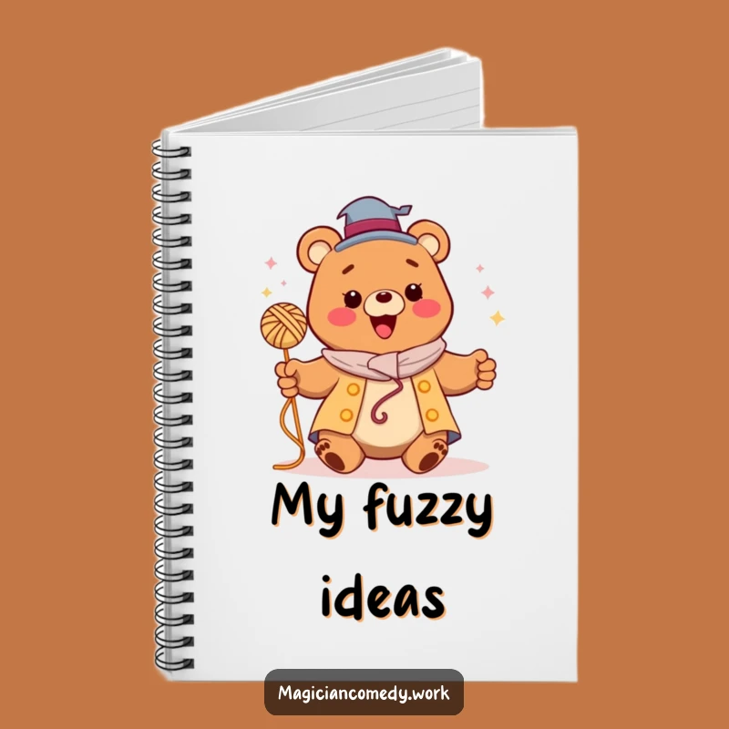 Funny Bear Magician Notebook: Happy Journal, Perfect Funny Gift